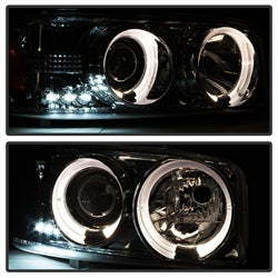 Spyder Signature GMC Sierra 1500/Sierra 1500 HD/Sierra 2500/Sierra 2500 HD/Sierra 3500/Yukon/Yukon XL 1500/Yukon XL 2500 99-07 Uses T10 LED Ultra White LED Bulb Projector Headlights Smoke
