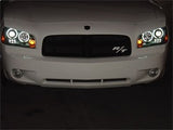 Spyder Signature Dodge Charger 06-10 Low Beam Bulb Included CCFL LED Projector Headlights High Beam Uses Stock Bulb Halogen Model Only