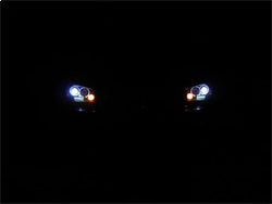 Spyder Dodge Charger 06-10 Projector Headlights - Halogen Model Only ( Not Compatiable With Xenon/HID Model ) - LED Halo - LED ( Replaceable LEDs ) - Chrome -  High H1 (Included) - Low 9006 (Not Included)