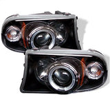 Spyder Signature Dodge Dakota/Durango 97-04 1 pc. Halo Projector Headlights Black