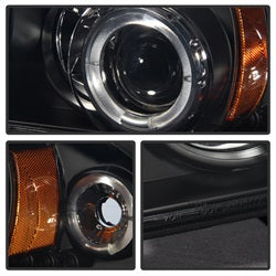 Spyder Signature Dodge Dakota/Durango 97-04 1 pc. Halo Projector Headlights Black