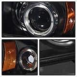 Spyder Signature Dodge Dakota/Durango 97-04 1 pc. Halo Projector Headlights Black