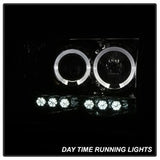 Spyder Signature Dodge Ram 1500/Ram 2500/Ram 3500 02-05 Uses T10 LED Ultra White LED Bulb Halo LED Projector Headlights Smoke