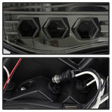 Spyder Signature Dodge Ram 1500/Ram 2500/Ram 3500 02-05 Uses T10 LED Ultra White LED Bulb Halo LED Projector Headlights Smoke