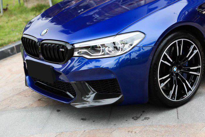 2018-2020 BMW F90 M5 And Competition MP Style Carbon Fiber Front Splitters (NOT LCI)