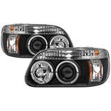 Spyder Signature Ford Explorer/Explorer (Stripped Chassis) 95-01 1 pc. Halo Projector Headlights Black