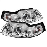 Spyder Signature Ford Mustang 99-04 Chrome Halo Projector Headlights