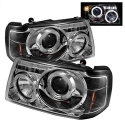Spyder Signature Ford Ranger 01-11 1 pc. Halo LED Projector Headlights Replaceable LED Chrome