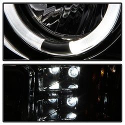 Spyder Signature GMC Sierra 1500/Sierra 2500 HD/Sierra 3500 HD 07-13 Chrome Halo Projector Headlights