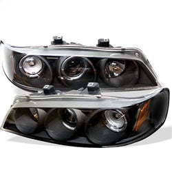 Spyder Signature Honda Accord 94-97 1 pc. Halo Projector Headlights Black