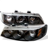 Spyder Signature Honda Accord 94-97 1 pc. Halo Projector Headlights Black