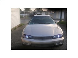 Spyder Signature Honda Accord 94-97 1 pc. Halo Projector Headlights Black