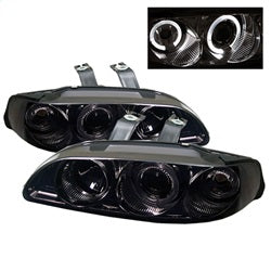 Spyder Signature Honda Civic 92-95 1 pc. Halo Projector Headlights Smoke