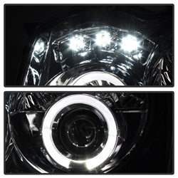 Spyder Signature Jeep Grand Cherokee 05-07 Uses T10 LED Ultra White LED Bulb Halo LED Projector Headlights Smoke