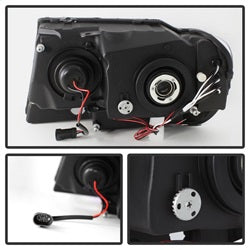 Spyder Jeep Grand Cherokee 99-04 Projector Headlights - LED Halo - Chrome