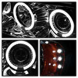 Spyder Jeep Grand Cherokee 99-04 Projector Headlights - LED Halo - Chrome