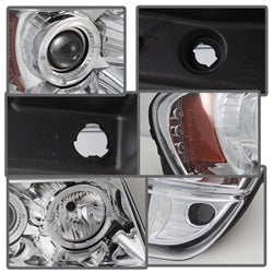 Spyder Jeep Grand Cherokee 99-04 Projector Headlights - LED Halo - Chrome