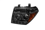 Spyder Signature Nissan Frontier/Pathfinder 05-08 Smoke Halo LED Projector Headlights