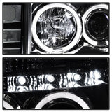 Spyder Signature Nissan Armada/Armada (Pathfinder)/Titan 05-07 Low Beam Bulb Included Halo LED Projector Headlights High Beam Uses Stock Bulb Chrome