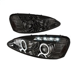 Spyder Signature Pontiac Grand Prix 04-08 Smoke Halo LED Projector Headlights
