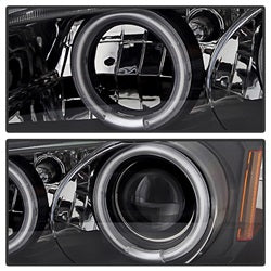 Spyder Signature Pontiac Grand Prix 97-03 1 pc. CCFL Halo Projector Headlights Black