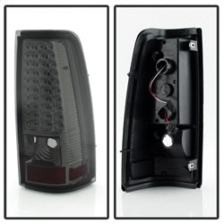 xTune Chevy Silverado 1500/2500/3500 99-02 / GMC Sierra 1500/2500/3500 99-06 and 2007 Sierra Classic  LED Tail Lights - Smoke