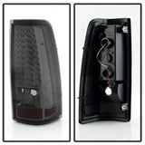 xTune Chevy Silverado 1500/2500/3500 99-02 / GMC Sierra 1500/2500/3500 99-06 and 2007 Sierra Classic  LED Tail Lights - Smoke