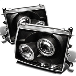 Spyder Signature Toyota Tacoma 97-00 Black Halo LED Projector Headlights
