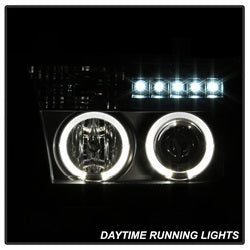 Spyder Signature Toyota Sequoia/Tundra 08-13 Black Halo Projector Headlights w/o Headlight Washer