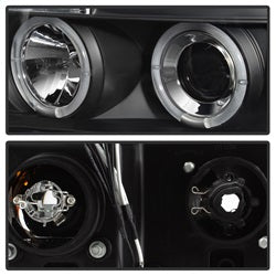 Spyder Signature Toyota Sequoia/Tundra 08-13 Black Halo Projector Headlights w/o Headlight Washer