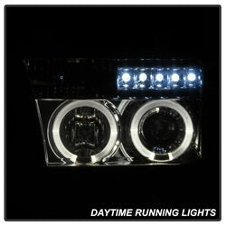 Spyder Signature Toyota Sequoia/Tundra 08-13 Smoke Halo Projector Headlights w/o Headlight Washer