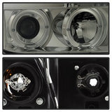 Spyder Signature Toyota Sequoia/Tundra 08-13 Smoke Halo Projector Headlights w/o Headlight Washer