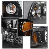 Spyder Signature Ford Mustang 87-93 1 pc. LED Crystal Headlights Black