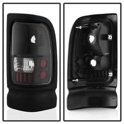xTune Dodge Ram 1500/Ram 2500/Ram 3500 94-01 Black XTune Euro Style Tail Lights