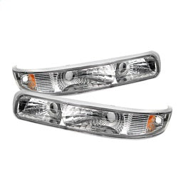 xTune Chevrolet Silverado 1500/Silverado 1500 HD/Silverado 2500/Silverado 2500 HD/Silverado 3500/Suburban 1500/Suburban 2500/Tahoe 99-02 Amber XTune Euro Style Bumper Lights [Available While Supplies Last]