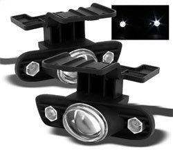 Spyder Chevrolet Silverado 1500/Silverado 1500 HD/Silverado 2500/Silverado 2500 HD/Silverado 3500/Suburban 1500/Suburban 2500 99-02 w/Switch Halo Projector Fog Lights Clear