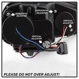 Spyder Signature Volkswagen GTI/Jetta/Rabbit 06-09 Halogen Model Only DRL LED Projector Headlights Not Compatible w/Xenon/HID Model Black