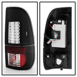 Spyder Ford F-150/F-250 Super Duty/F-350 Super Duty/F-450 Super Duty/F-550 Super Duty 97-03 Version 2 LED Tail Lights Black