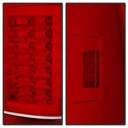 Spyder Ford F-150/F-150 Heritage/F-250 Super Duty/F-350 Super Duty/F-450 Super Duty/F-550 Super Duty 97-03 Version 2 LED Tail Lights Red/Clear