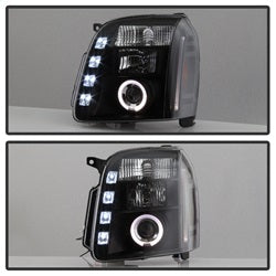 Spyder Signature GMC Yukon/Yukon XL 1500/Yukon XL 2500 07-14 Black Halo Projector Headlights