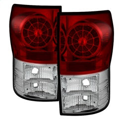 Spyder Toyota Tundra 07-13 Red/Clear LED Tail Lights