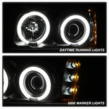 Spyder Signature Chevrolet Avalanche 1500/Avalanche 2500/Silverado 1500/Silverado 1500 HD/Silverado 1500 HD Classic/Silverado 2500/Silverado 2500 HD/Silverado 3500 02-06 Will Not Fit Models w/Body Cladding CCFL LED Projector Headlights Black