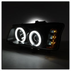 Spyder Signature Chevrolet Avalanche 1500/Avalanche 2500/Silverado 1500/Silverado 1500 HD/Silverado 1500 HD Classic/Silverado 2500/Silverado 2500 HD/Silverado 3500 02-06 Will Not Fit Models w/Body Cladding CCFL LED Projector Headlights Black