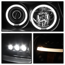 Spyder Ford F150 04-08 Projector Headlights - Version 2 - CCFL Halo - Black