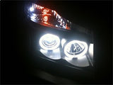 Spyder Signature Nissan Armada/Armada (Pathfinder)/Titan 05-07 Low Beam Bulb Included CCFL LED Projector Headlights High Beam Uses Stock Bulb Black