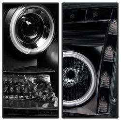 Spyder Signature Dodge Ram 1500/Ram 2500/Ram 3500/1500/2500/3500 09-10 Halogen Models Only CCFL LED Projector Headlights Not Compatible w/Factory Projection And LED DRL Black