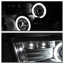 Spyder Signature Dodge Ram 1500/Ram 2500/Ram 3500/1500/2500/3500 09-10 Halogen Models Only CCFL LED Projector Headlights Not Compatible w/Factory Projection And LED DRL Black