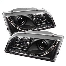 Spyder Signature Volvo S40 00-03 Black DRL LED Projector Headlights