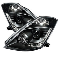 Spyder Signature Nissan 350Z 03-05 Xenon/HID Model Only DRL LED Projector Headlights Not Compatible w/Halogen Model Black