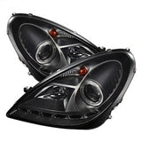 Spyder Signature Mercedes-Benz SLK280/SLK300/SLK350/SLK55 AMG 06-08 Halogen Model Only DRL LED Projector Headlights Not Compatible w/Xenon/HID Model Black